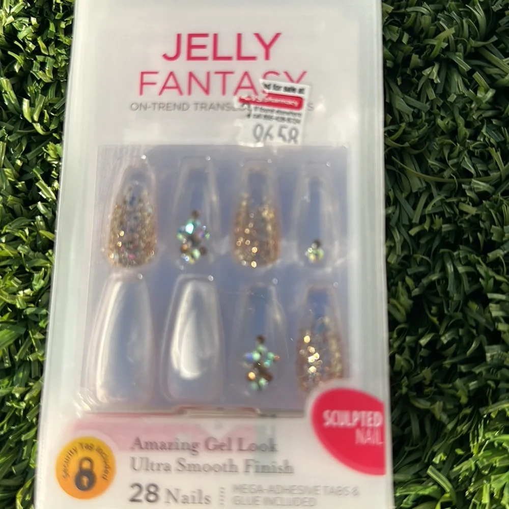 Kiss Nails Bundle, Kiss Premium Classy Nails XL, Kiss Jelly Fantasy size L